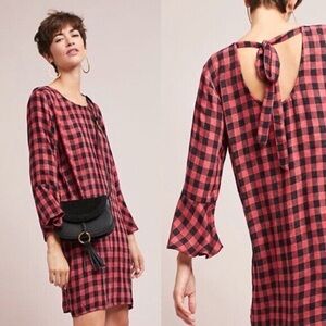CLOTH & STONE Buffalo check plaid tunic dress. Size S